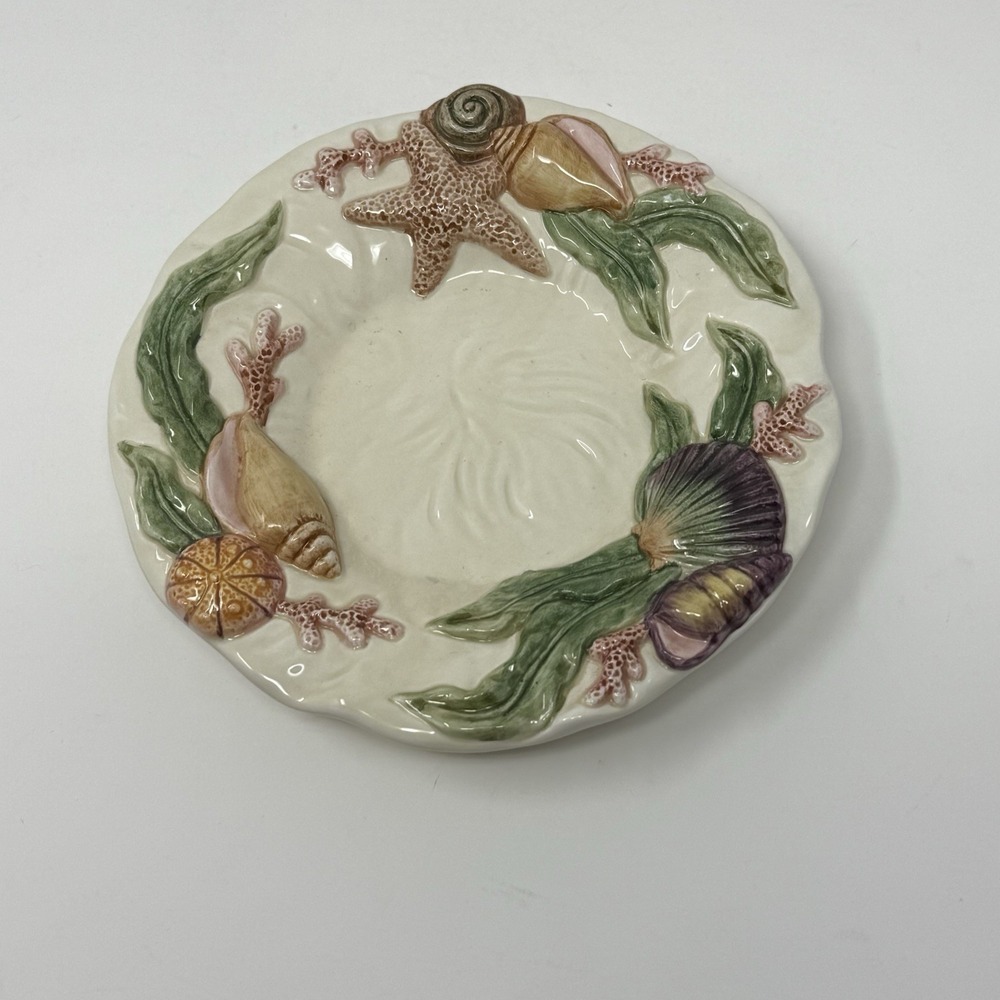 Fitz and Floyd Vintage Oceania Home Fragrance Soap dish 6 1/4"W